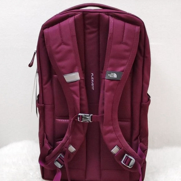 The North Face FlexVent Women's Jester 27 L Laptop Backpack In Regal Red - Picture 4 of 7